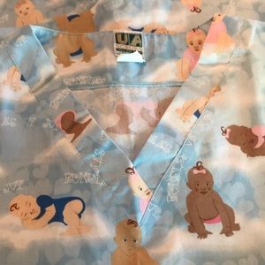 Scrubs small jacket and top